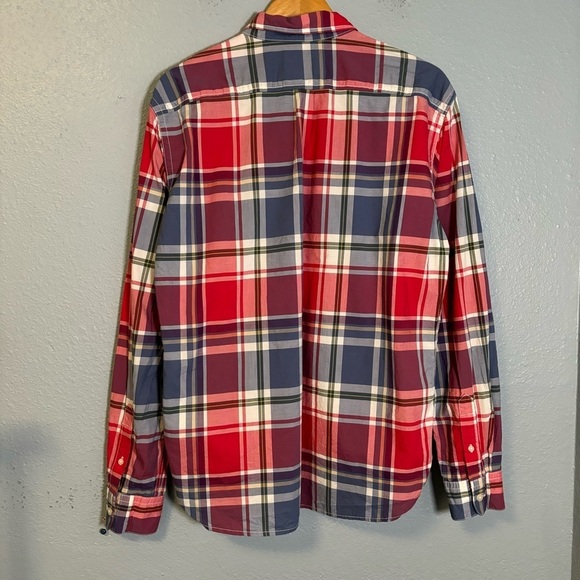 Boden Men's Red Plaid Regular Fit Button Down Shirt Business Casual Sz‎ Medium - Picture 6 of 10